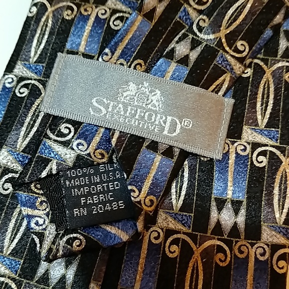 Stafford necktie. 100% silk - Picture 2 of 4